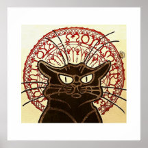 Le Chat Noir, Vente Hôtel Drouot Posterdrucke