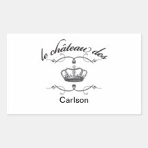 le chateau des IHR NAME Aufkleber