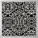 Le Damask ~ Geschenk-Packpapier 13,25" x 13,25" Plakate