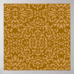 Le Damask ~ Geschenk-Packpapier 13,25" x 13,25" Plakat