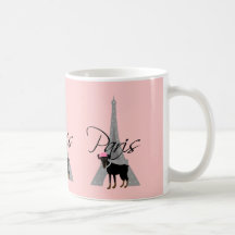 Le kleines Chien à Paris Kaffee Haferl
