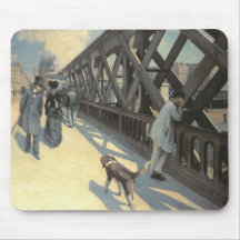 Le Pont de L'Europe, 1876 Mousepad