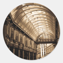 Leadenhall Markt-Londonsepia getont Sticker