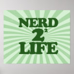 Leben des Nerd-4 Plakatdruck