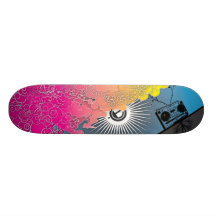 "LEBEN IN DER STEREOLITHOGRAPHIE " PERSONALISIERTES SKATEBOARD
