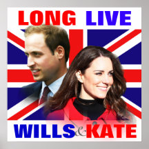 Leben lang Willen u. Kate Bild-Plakat