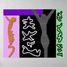Leben ~ moderne Kunst ~ modernes buntes Poster