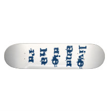 leben Sie und sterben Sie stark Personalisierte Skateboards