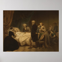 Leben von George Washington der christliche Tod Plakate