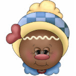 Lebkuchen-Gesichts-Verzierung Photo Statuen