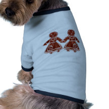 Lebkuchen-Kindermädchen die MUSEUM Zazzle Geschenk Hundetshirt