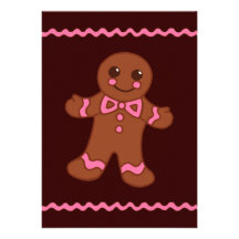 Lebkuchen-Mann-Einladungen