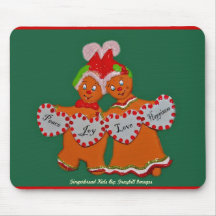 Lebkuchen scherzt Mousepad