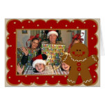 Lebkuchen-Weihnachtsfotokarten