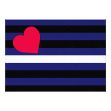 Lederner Latex und BDSM Stolz-Flagge Personalisierte Ankündigung
