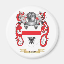 Leed Wappen (Familienwappen) Magnete