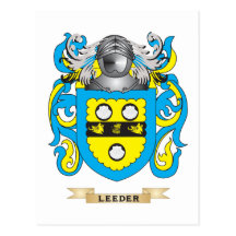 Leeder Wappen (Familienwappen) Postkarte