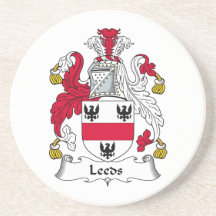 Leeds-Familienwappen Getränkeuntersetzer