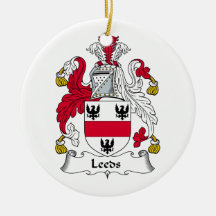 Leeds-Familienwappen Weihnachtsbaum Ornamente