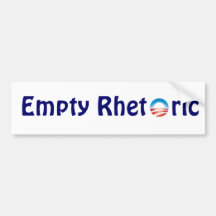 Leere Rhetorik Autosticker