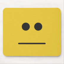 Leere Starren Mousepads