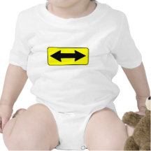 Left or Right Direction Sign T-shirt