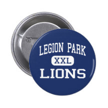 Legions-Park-Löwen mittleres Houma Louisiana Anstecknadelbuttons