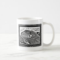 Leguan black/white tassen
