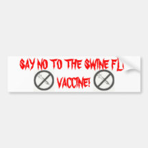 LEHNEN SIE DIE SCHWEIN-GRIPPE VAC… AB AUTOSTICKER