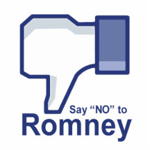 Lehnen Sie Romney ab Fotoausschnitt