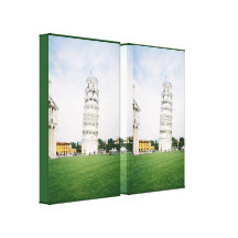 Lehnender Turm ausgedehnten Leinwand-Druckes Pisas Gespannte Galerie Drucke