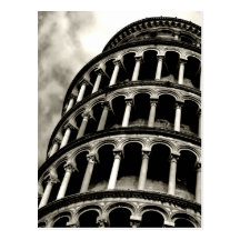lehnender Turm von Pisa Postkarte