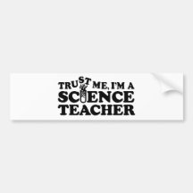 Lehrer für Wissenschaft Autosticker