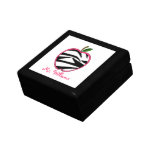 Lehrer-Geschenk-Kasten Zebra-Apples personalisiert Erinnerungskiste