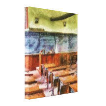 Lehrer - Lohnaufmerksamkeit in der Klasse Leinwanddrucke