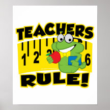 Lehrer-Regel! Poster