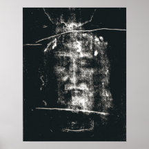 Leichentuch von Turin, negativ Plakatdrucke