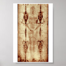 Leichentuch von Turin (vorderer Körper Größengleic Plakatdrucke