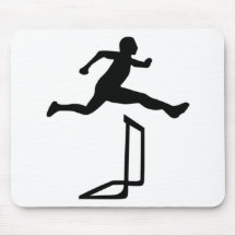 Leichtathletik - Hürden Mauspad