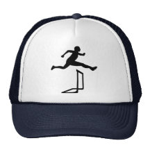 Leichtathletik - Hürden Truckermützen
