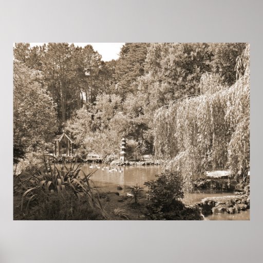 Leinwand der Weide-XL Posterdruck