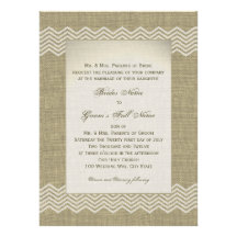 Leinwand-Land-Hochzeit Personalisierte Ankündigungskarte
