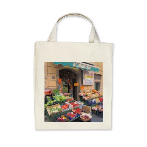 Leinwand-Tasche--Italienischer Markt