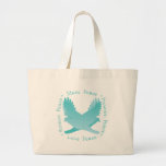 Leinwand-Tasche mit Friedensmitteilung