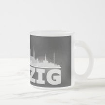 Leipzig City Skyline Glastasse
