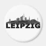 Leipzig City Skyline Magnet / kühlschrankmagnet