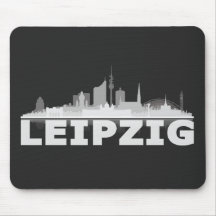 Leipzig City Skyline Mousepad