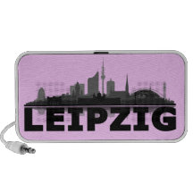 Leipzig City Skyline portable Lautsprecher