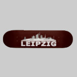 Leipzig City Skyline Skateboard skateboards