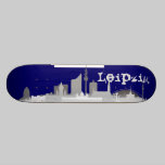 Leipzig City Skyline Skateboard skateboards
